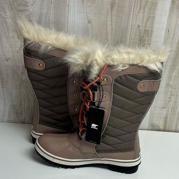 Sorel New Tofino II Winter Boot Omega Taupe Paradox Pink Women in Various Sizes - Picture 6 of 8